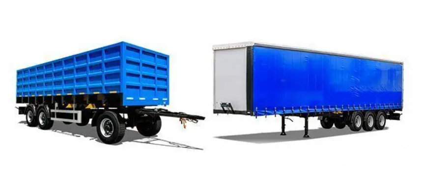 Прицепы и полуприцепы бортовые и тентованные