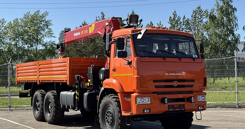 Бортовой КАМАЗ 43118-48 с КМУ ИНМАН ИT-150