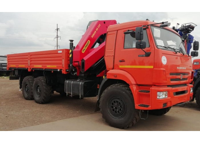 Бортовой КАМАЗ 43118-50 с КМУ ИНМАН ИМ-320