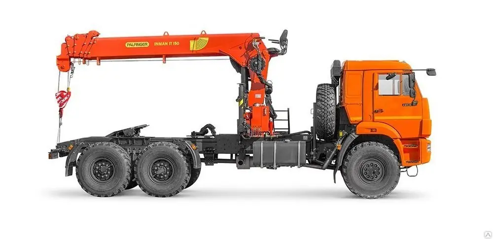 Седельный тягач Камаз 43118-50 с КМУ ИНМАН ИТ-150