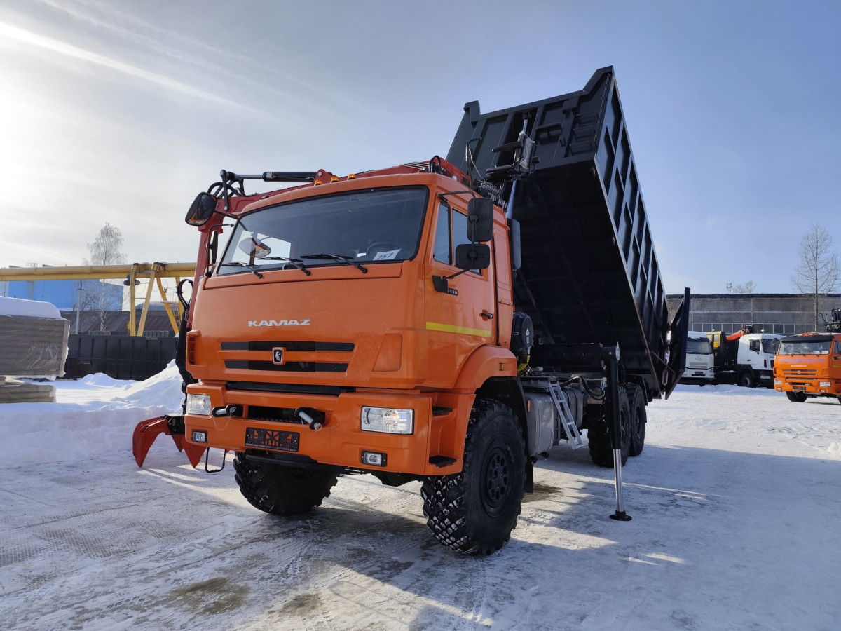 Ломовоз (металловоз) КАМАЗ 43118 с ГМУ ВМ10-74M