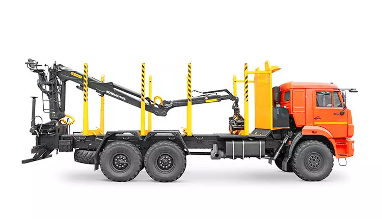 Сортиментовоз с ГМУ Велмаш ВМ10-74 Камаз 43118-48