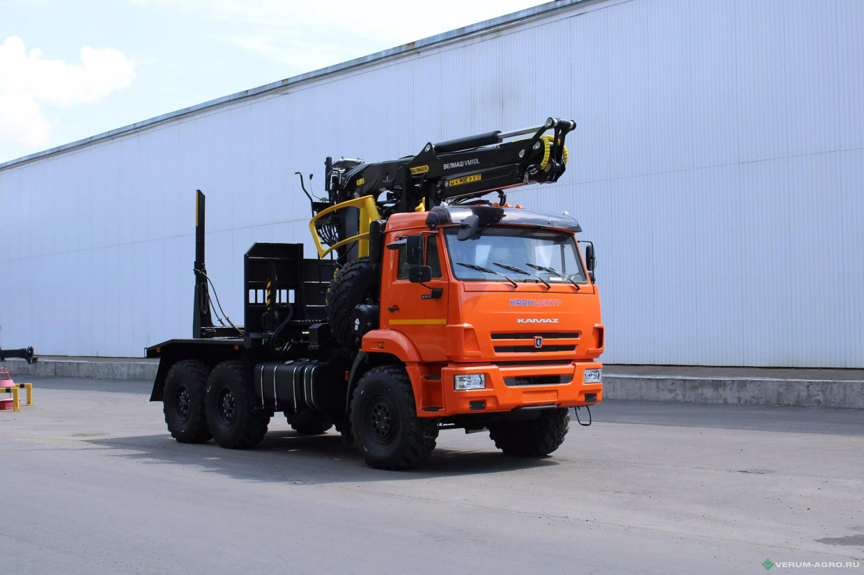 ЛЕСОВОЗ с ГМУ ВМ10-74 Камаз 43118-48