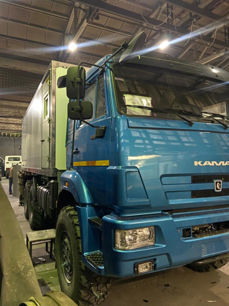 Отгрузили Фургон Мастерскую на шасси КАМАЗ 43118 в Московскую область